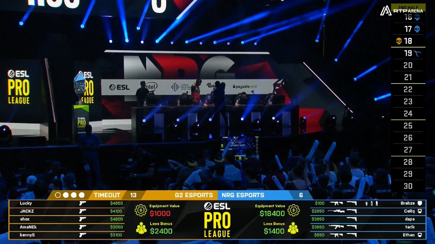 ESL PRO LEAGUE S9 FINALS MEIAS FINAIS RTP Arena