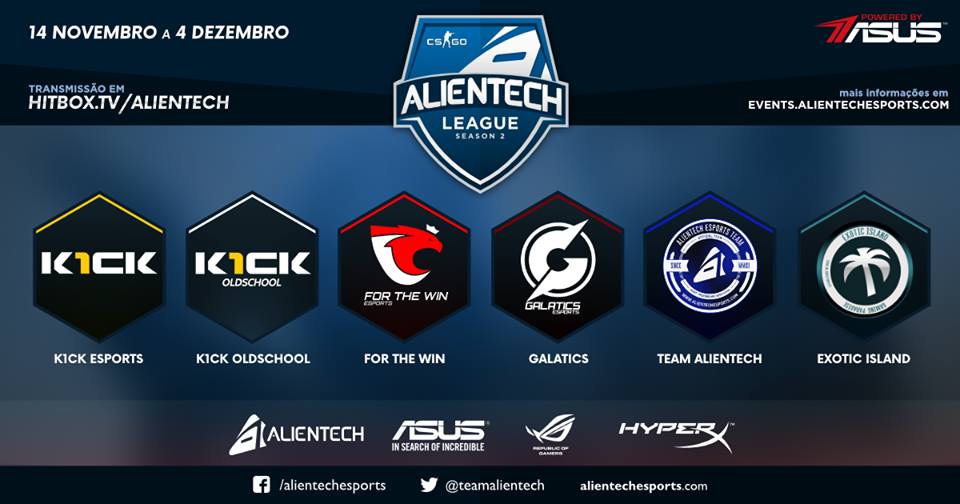 AlienTech CS:GO League Season II regressa amanhã
