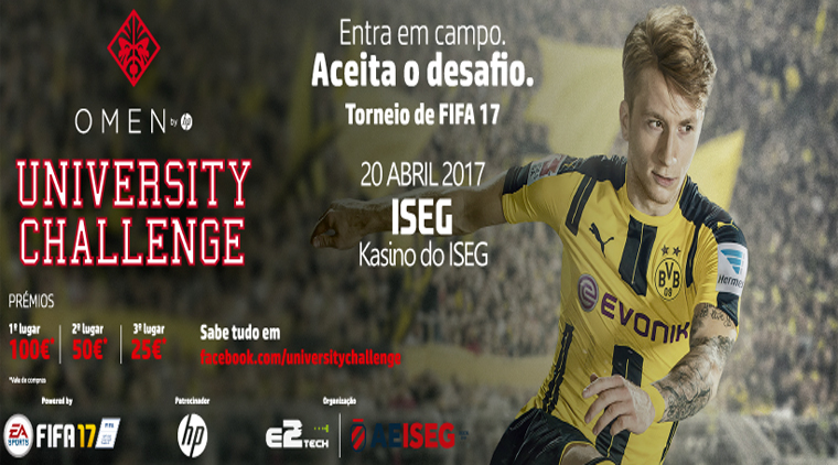 Omen by HP Univeristy Challenge hoje no ISEG