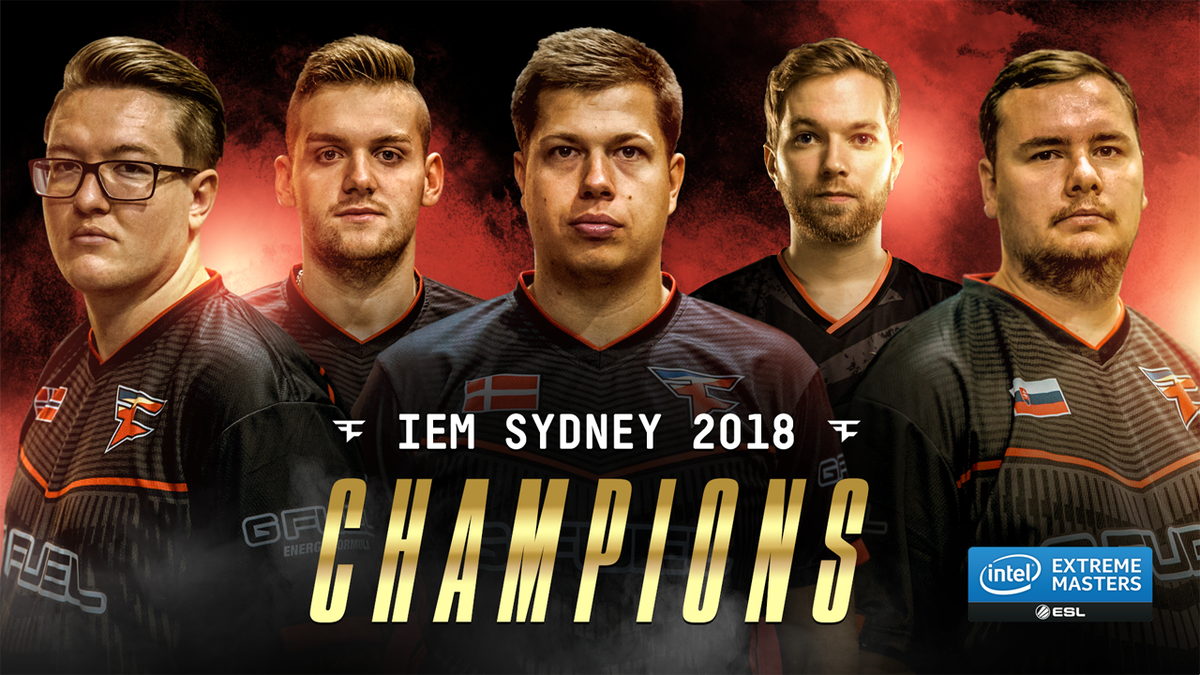 IEM Sydney 2018 – FaZe são os vencedores!