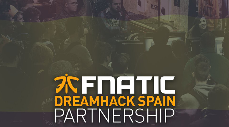 Imagem de Fnatic e DreamHack Espanha em nova parceria