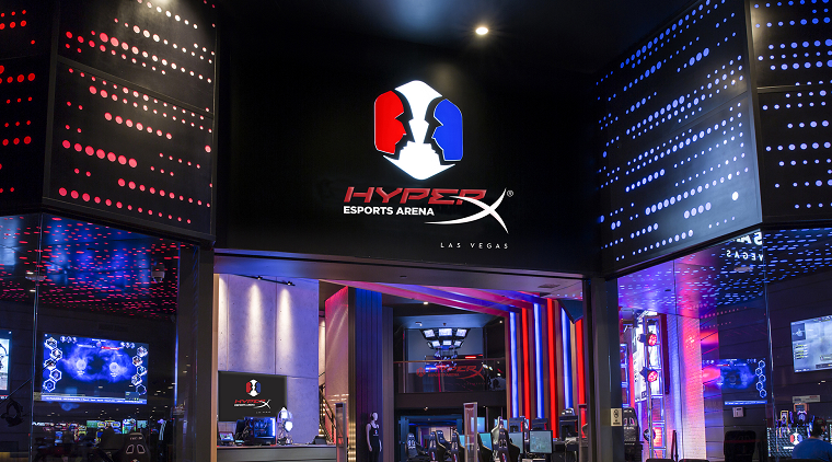Arena de Esports de Las Vegas com nome HyperX