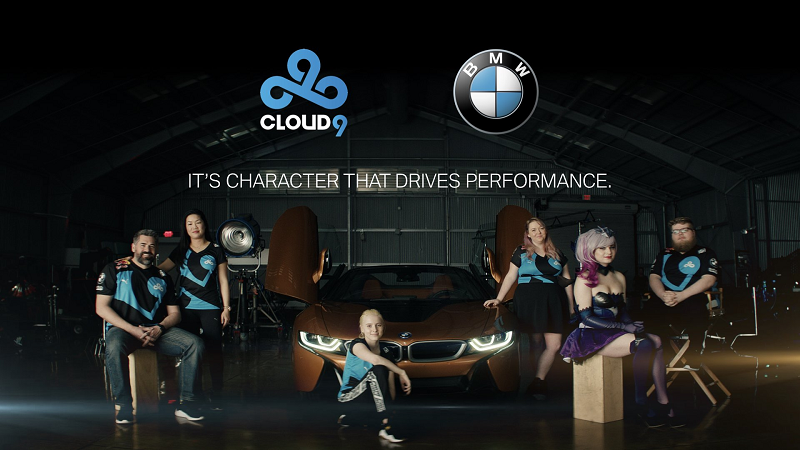A BMW e os Cloud9 anunciam parceria