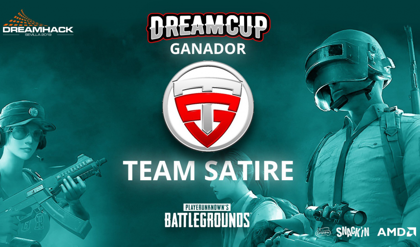 A Team Satire venceu a Dreamcup PUBG; 22 Esports asegura 2º lugar