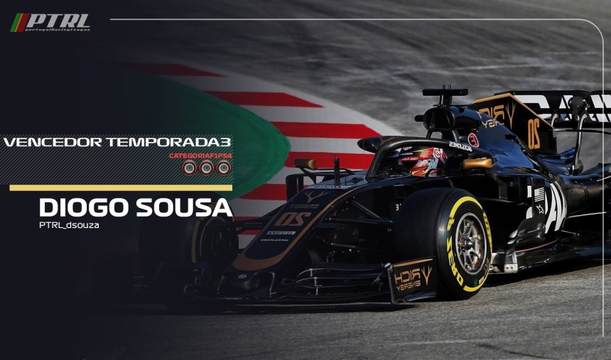 Dsouza é o grande vencedor da 3ª temporada F1 PS4 da PTRL