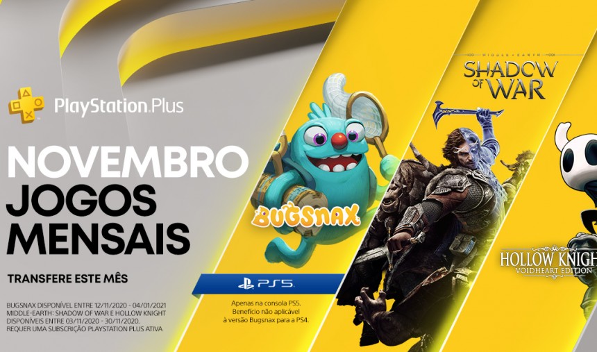 ME: Shadow of War, Hollow Knight e Melbits World chegam ao PlayStation Plus