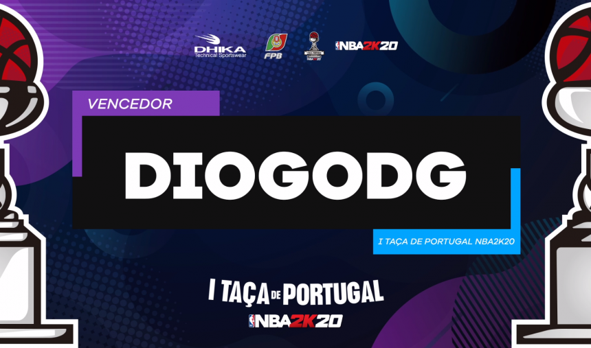O DiogoDG venceu a 1ª Taça de Portugal NBA 2K20