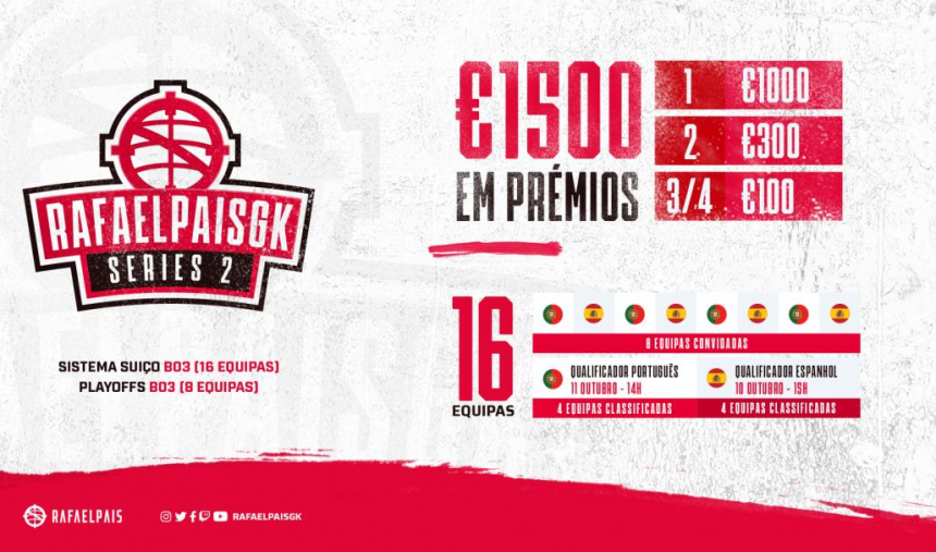 Imagem de RafaelPaisgk Series #2 com 1500€ em prémios anunciada; FTW é a primeira equipa convidada