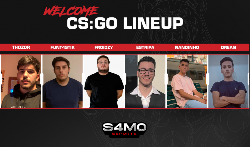 Imagem de S4M0 apresenta novo plantel de CS:GO