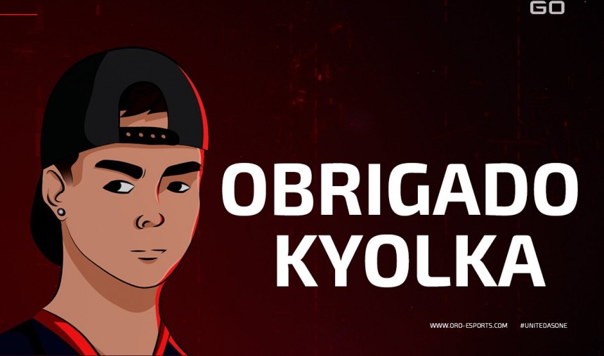 Imagem de Kyolka de saída da ORO Esports; jogador procura equipa