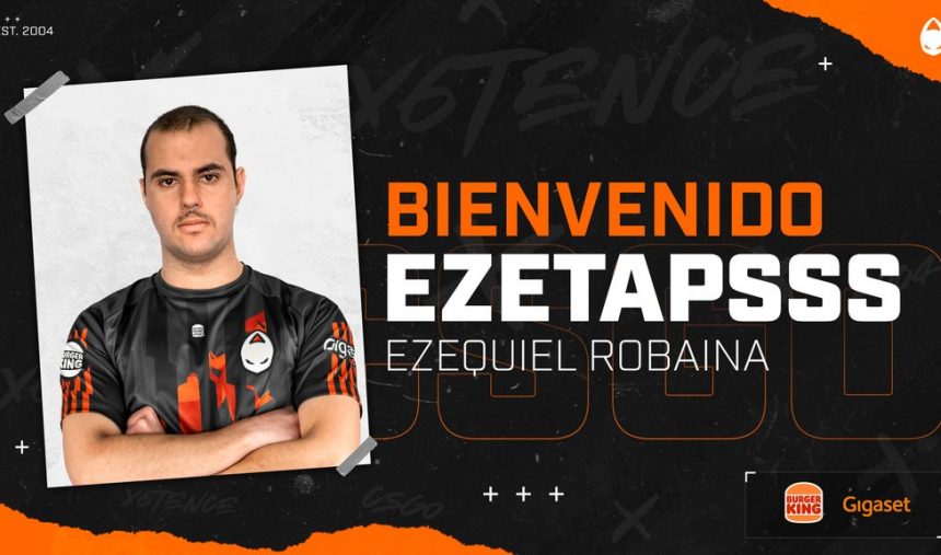 x6tence anuncia entrada de Ezetapsss como sexto jogador