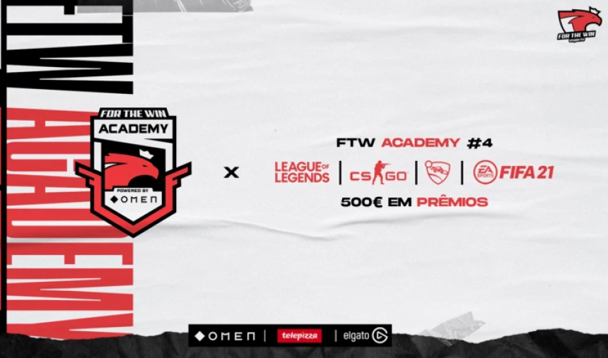 FTW Academy #4 apresentada com CS:GO, LOL, FIFA e RL