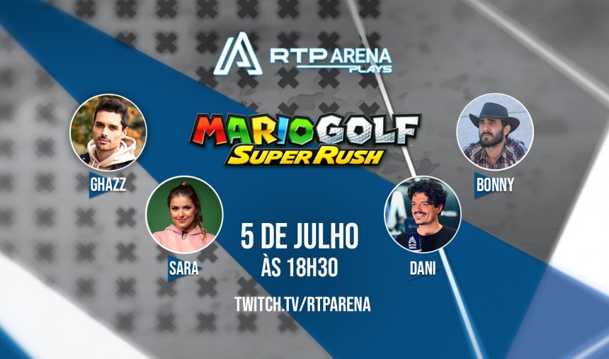 Mario Golf: Super Rush com Dani, Sara Lima e Bonny no RTP Arena Plays
