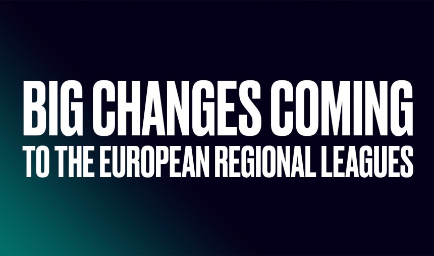 Estão a chegar mudanças nas European Regional Leagues
