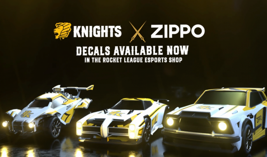 Knights e Zippo lançam decals próprios no Rocket League