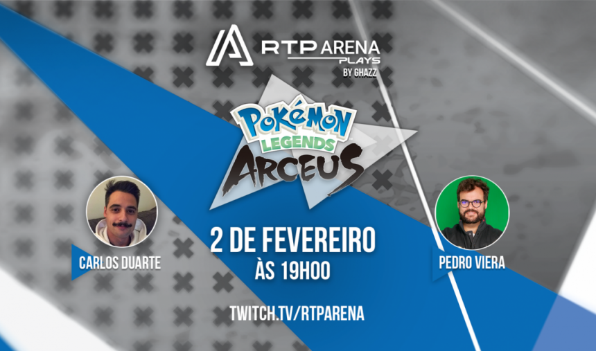 Pokémon Legends: Arceus abre o RTP Arena Plays em 2022!
