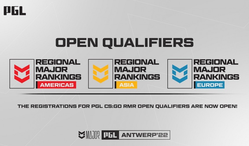 PGL Major Antuérpia: Inscrições abertas para qualificadores RMR