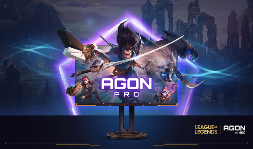 Imagem de AGON by AOC anuncia monitor dedicado à prática de League of Legends