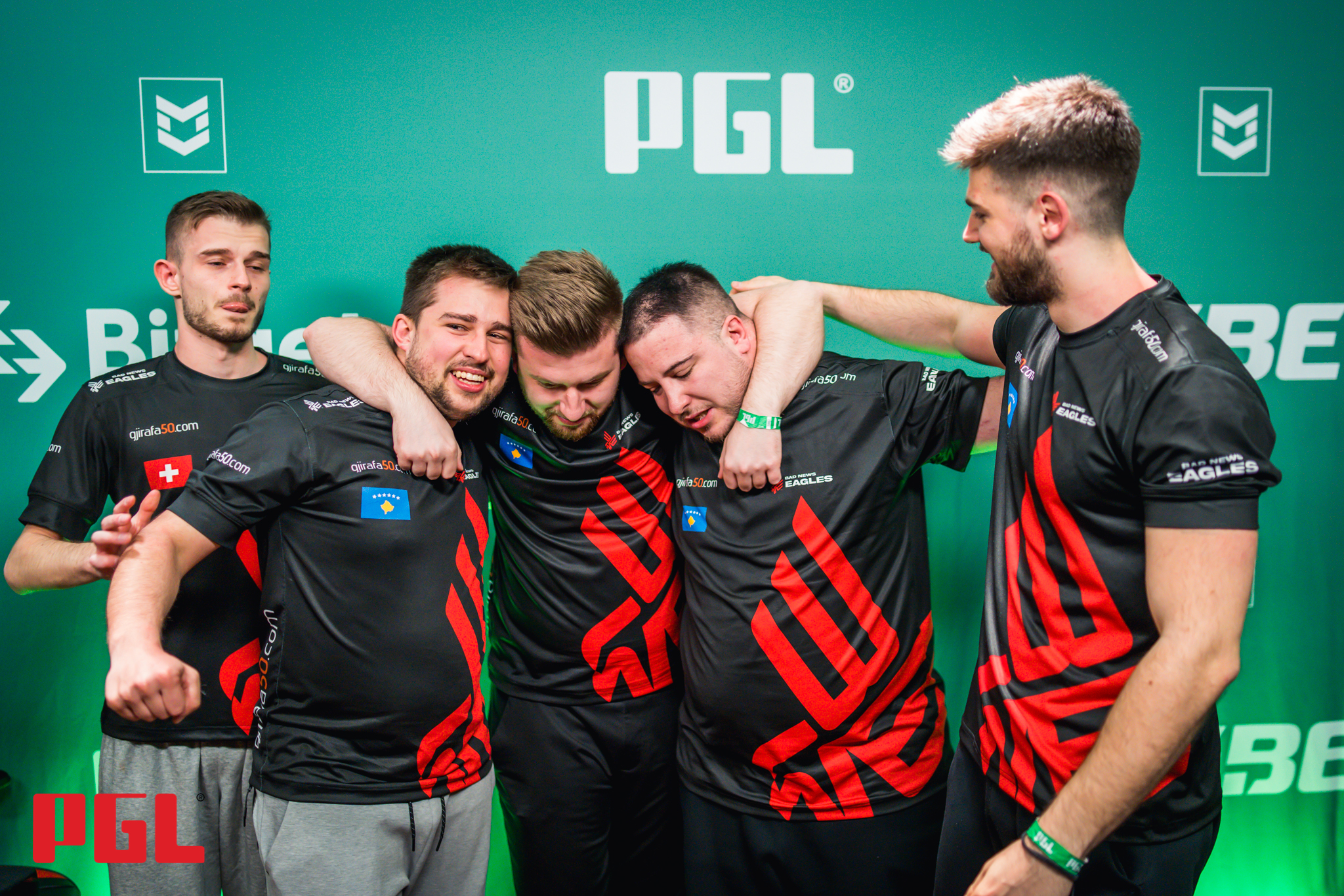 The orgless sensation Bad News Eagles made multiple highlights after going far in a variety of tier 1 events (credits: PGL)