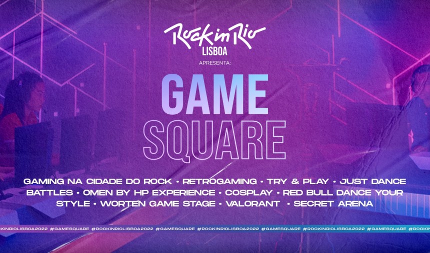 Conhece a Game Square no Rock in Rio