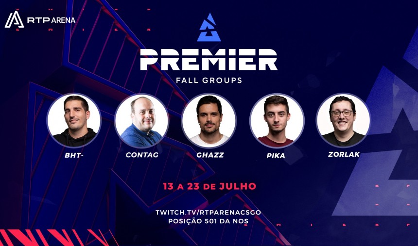 Conhece os casters da BLAST Premier Fall Groups!