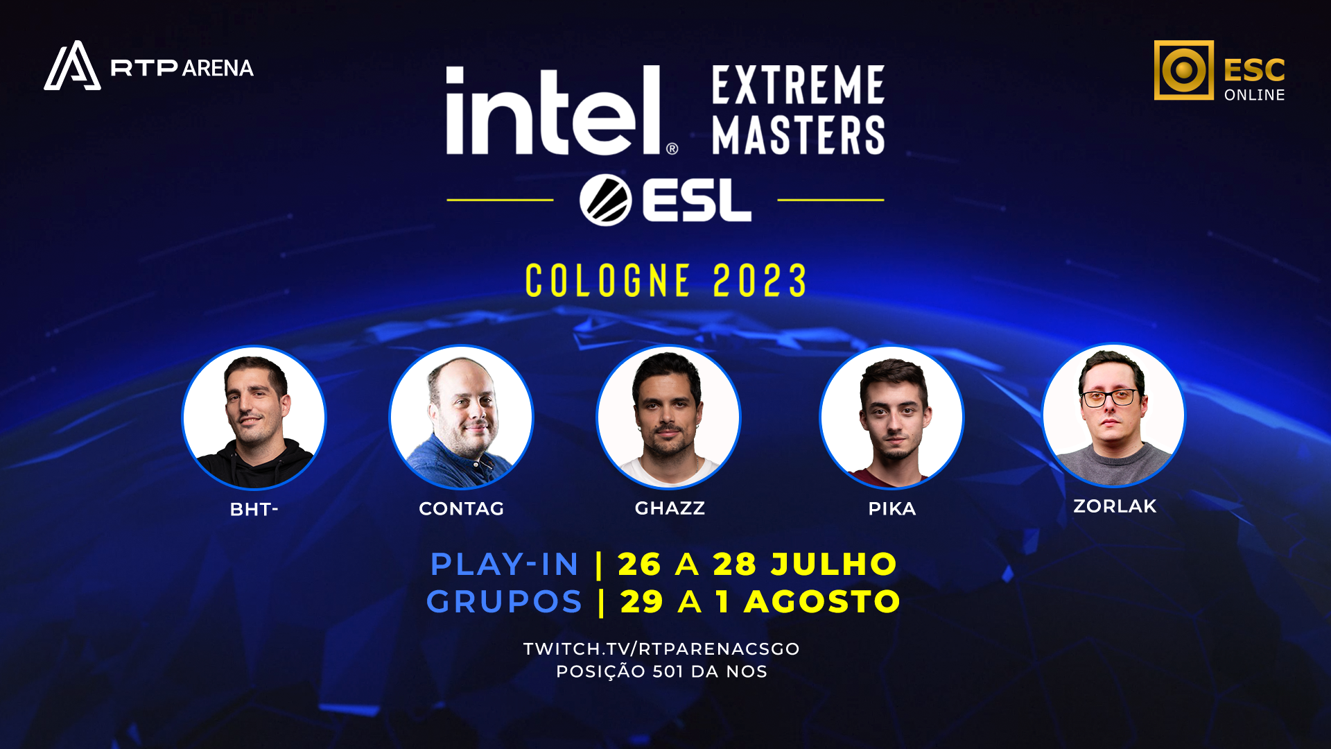 Três times para se observar na IEM Cologne 2023