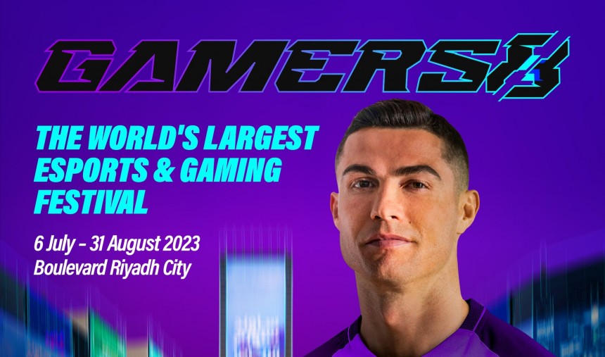 Imagem de Cristiano Ronaldo dá a cara pelo Gamers8