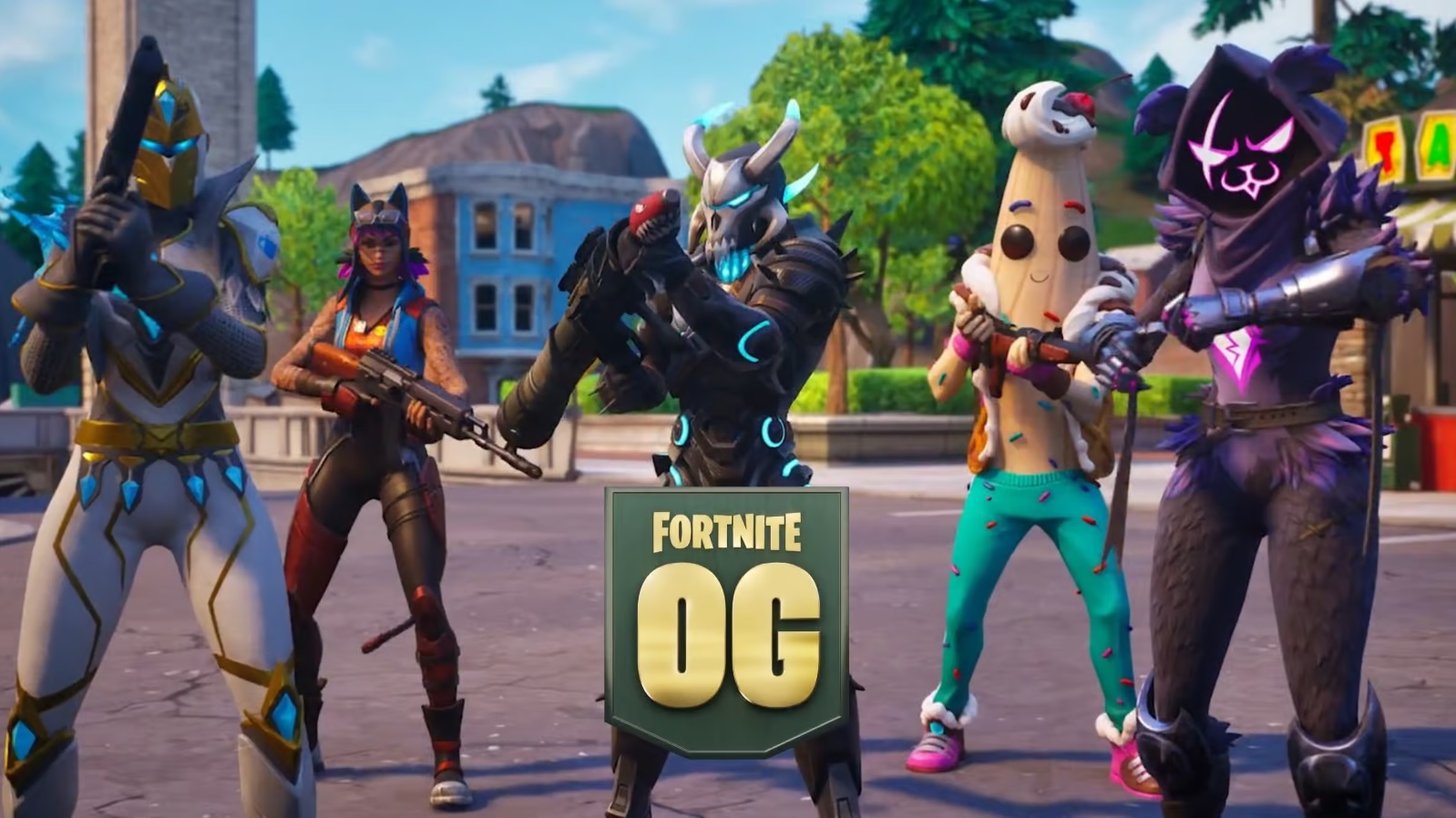 Fortnite OG aterra; update clássico trouxe milhões de jogadores ao jogo