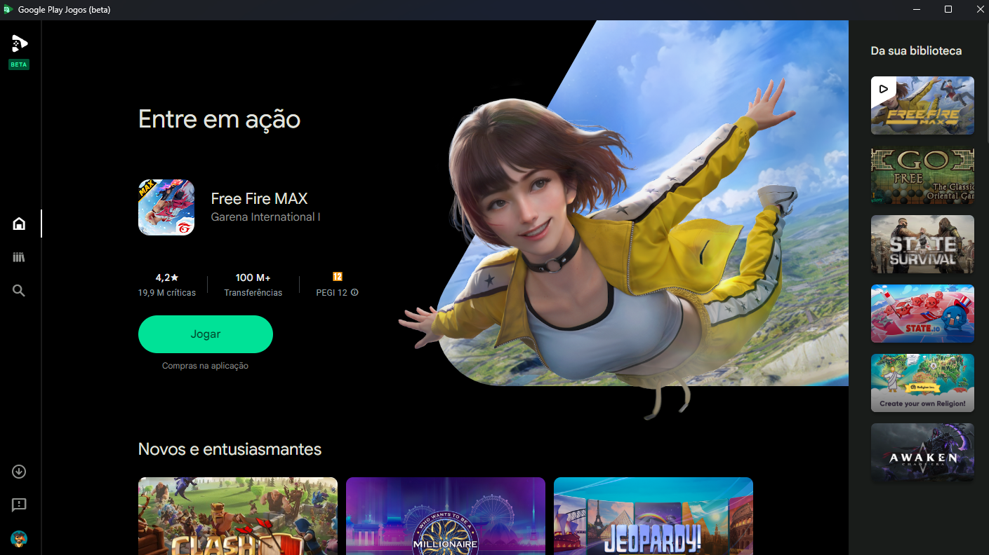 Free Fire disponível no PC