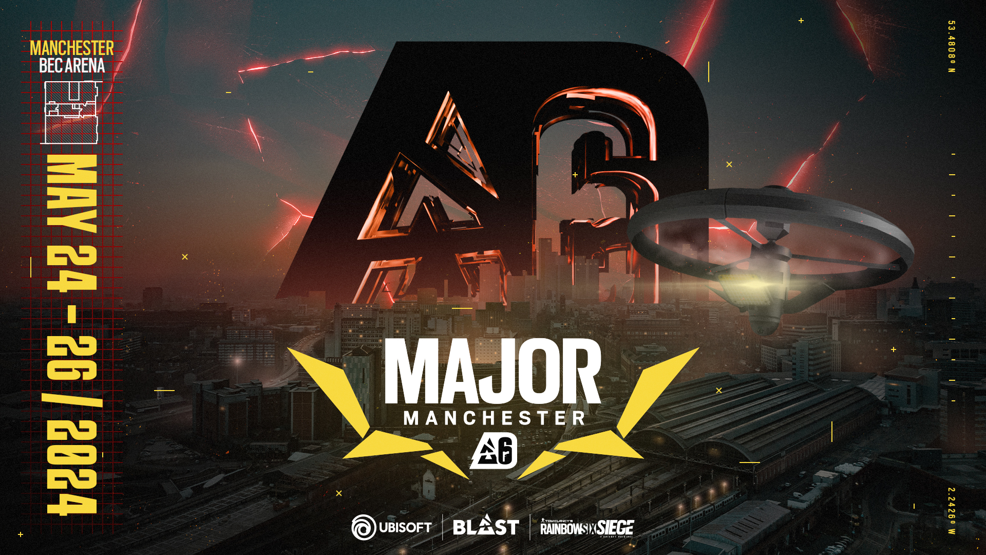 BLAST R6 Major ruma a Manchester