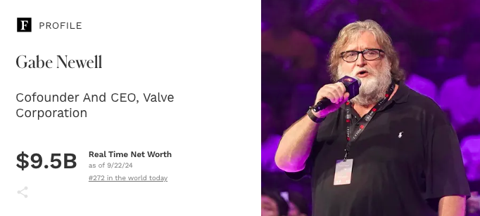 Gabe Newell Valve Forbes 