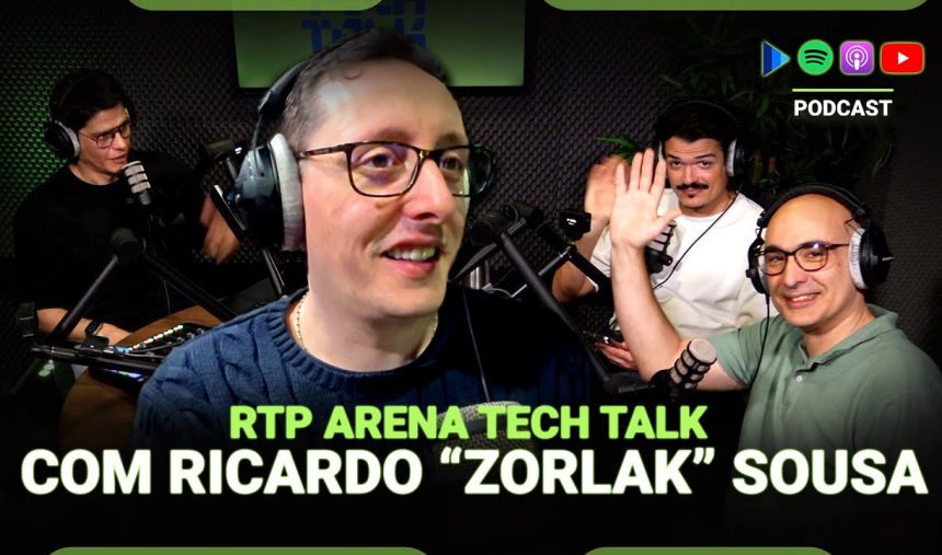 Imagem de RTP Arena Tech Talk 47.0 – Falar de Tech, com Ricardo “Zorlak” Sousa