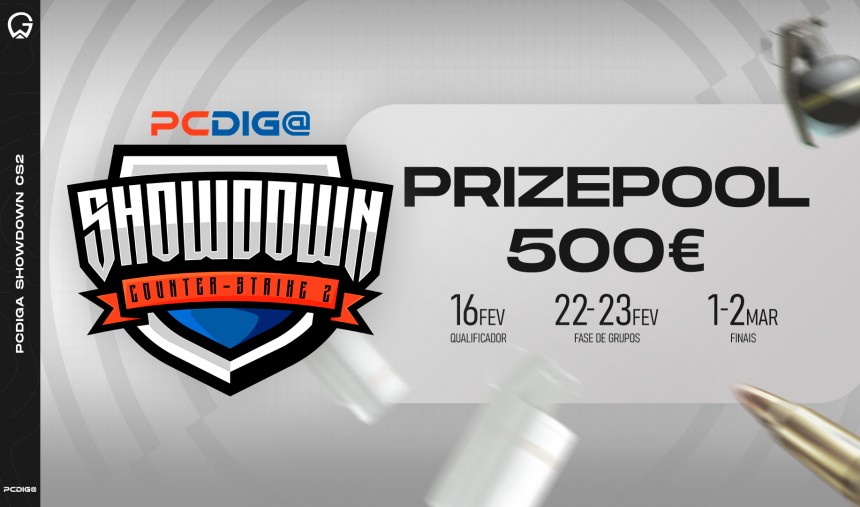 Imagem de CS2 PCDIGA Showdown anunciado pela Impulse GW