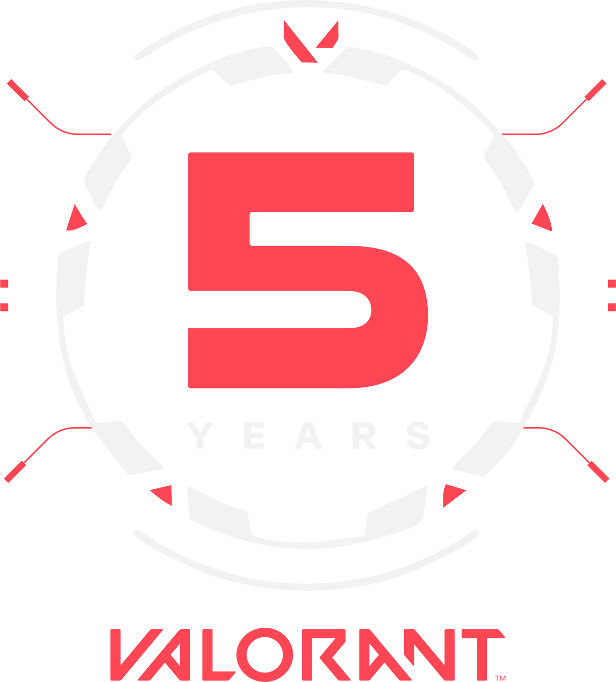 Logo de Aniversário do VALORANT