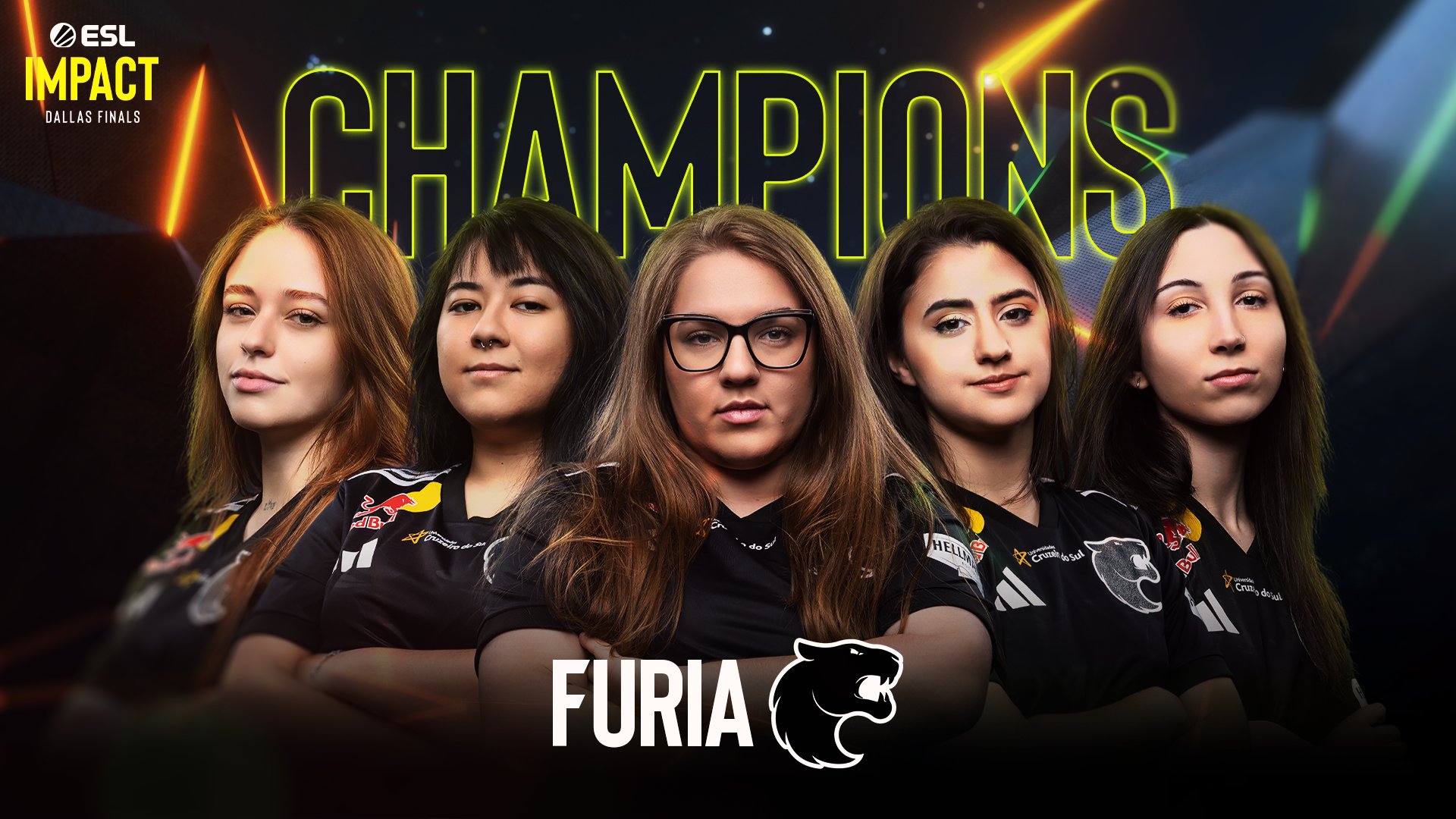 FURIA fe conquista a sétima temporada da ESL Impact League