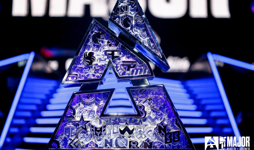 Imagem de O incrível troféu do BLAST.tv Austin Major