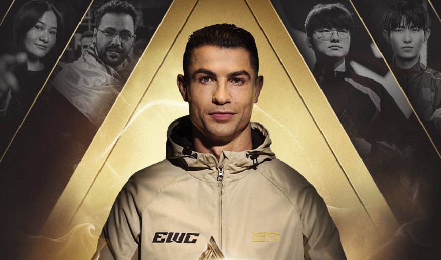 Imagem de Cristiano Ronaldo é embaixador global da Esports World Cup