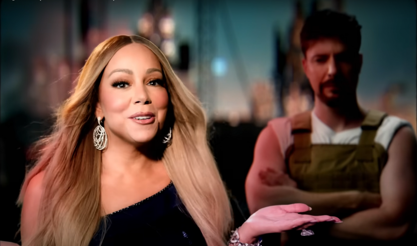 Imagem de MrBeast é “rejeitado” por Mariah Carey em novo videoclipe
