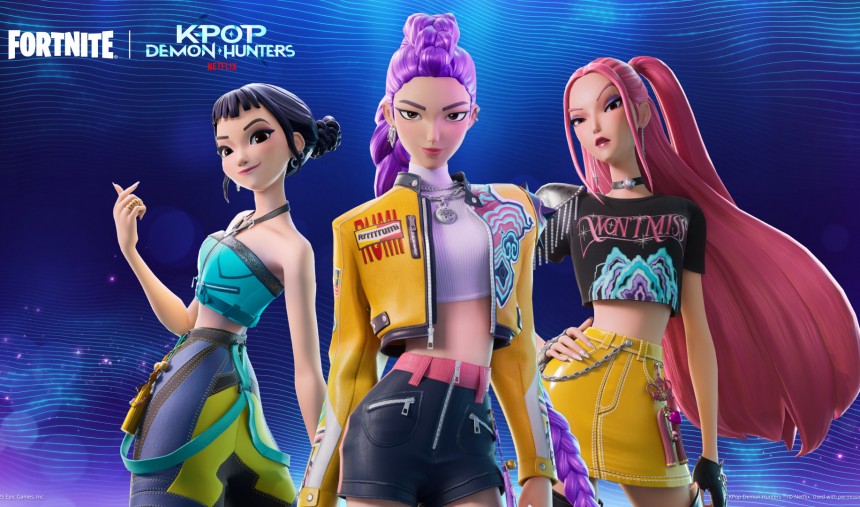Imagem de Fenómeno KPop Demon Hunters invade o Fortnite