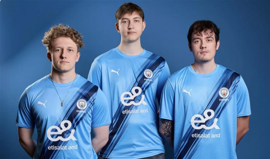 Imagem de Manchester City apresenta equipa de Rocket League