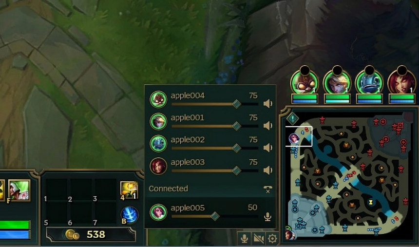 league of legends team voice chat
